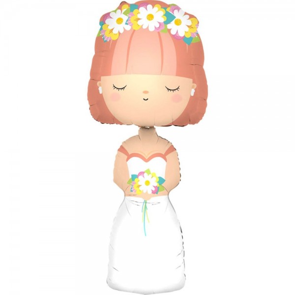 Palloncino Sposa Airwalker Mylar -...