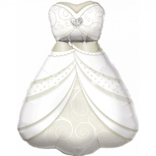 Palloncino Mylar Vestito da Sposa...