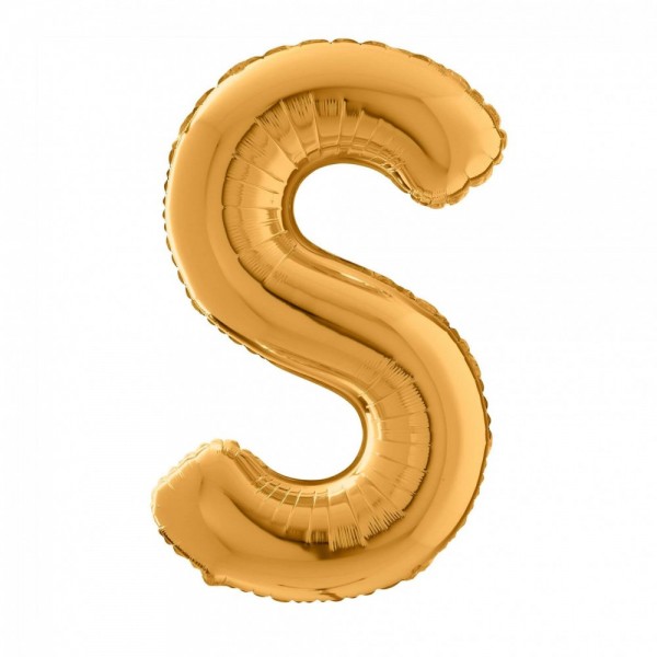 LETTERA "S" grande in mylar - altezza...