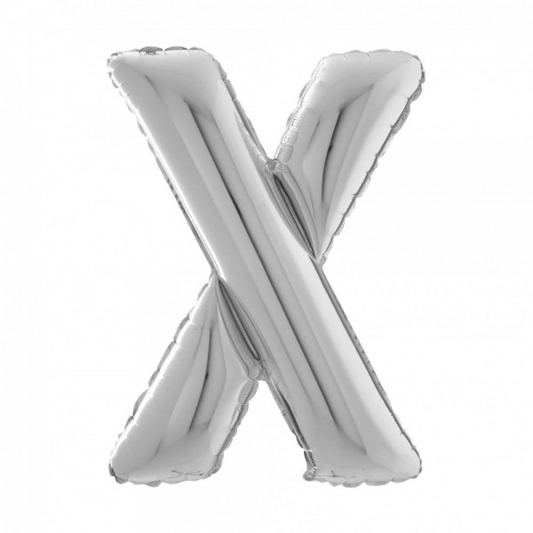 LETTERA "X" grande in mylar - altezza...