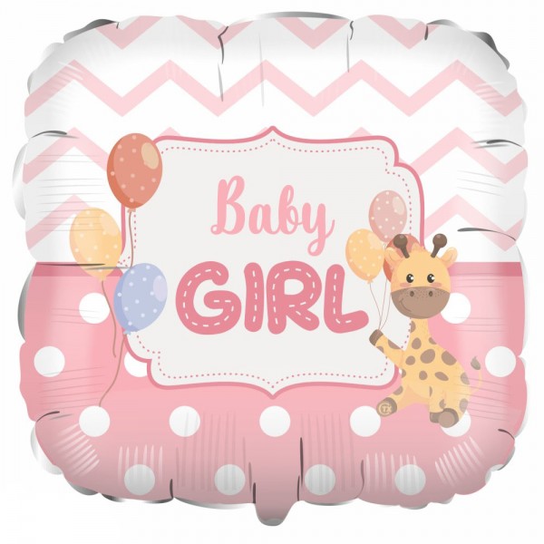 Palloncino Baby Girl Giraffa (17”)