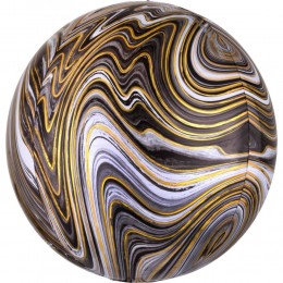 Palloncino Marblez Nero 16"...