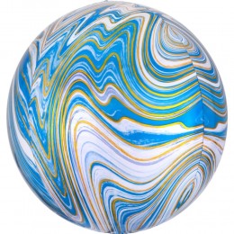 Palloncino Marblez Blu 16"...
