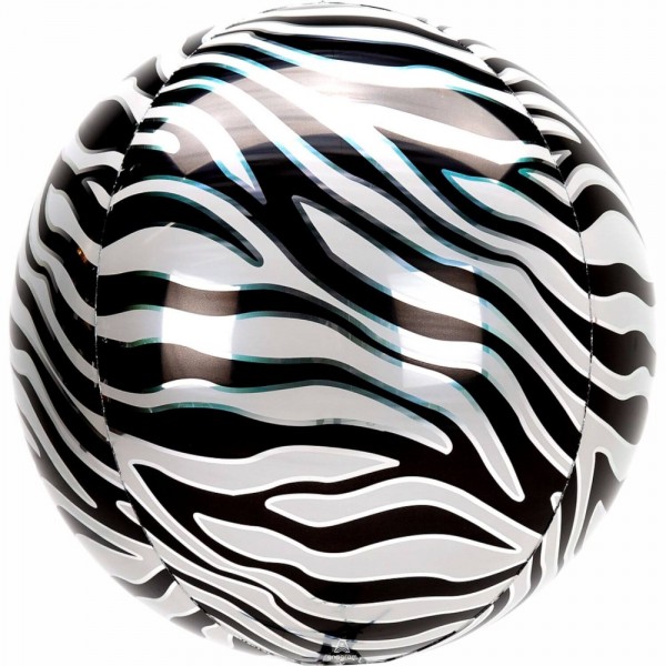 Palloncino Orbz Zebra 16" - 1 pezzo