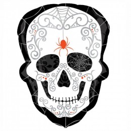 Palloncino Teschio - Black...