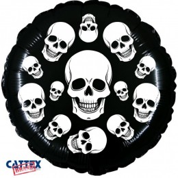 Palloncino Mylar " Teschi" 18"