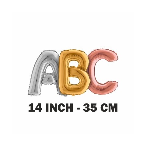 Lettere 35 cm - 14" mylar
