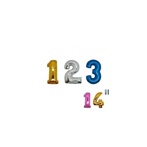 Numeri 35 cm - 14" mylar